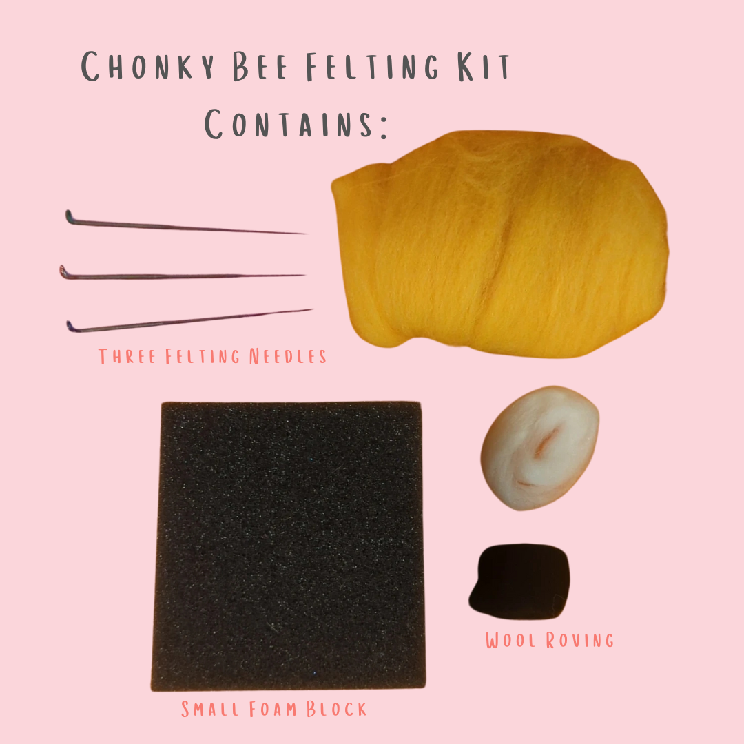 Chonky Bee felting Kit