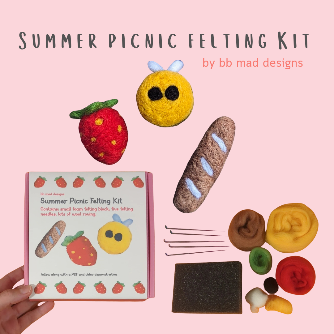 Summer Picnic Felting Kit