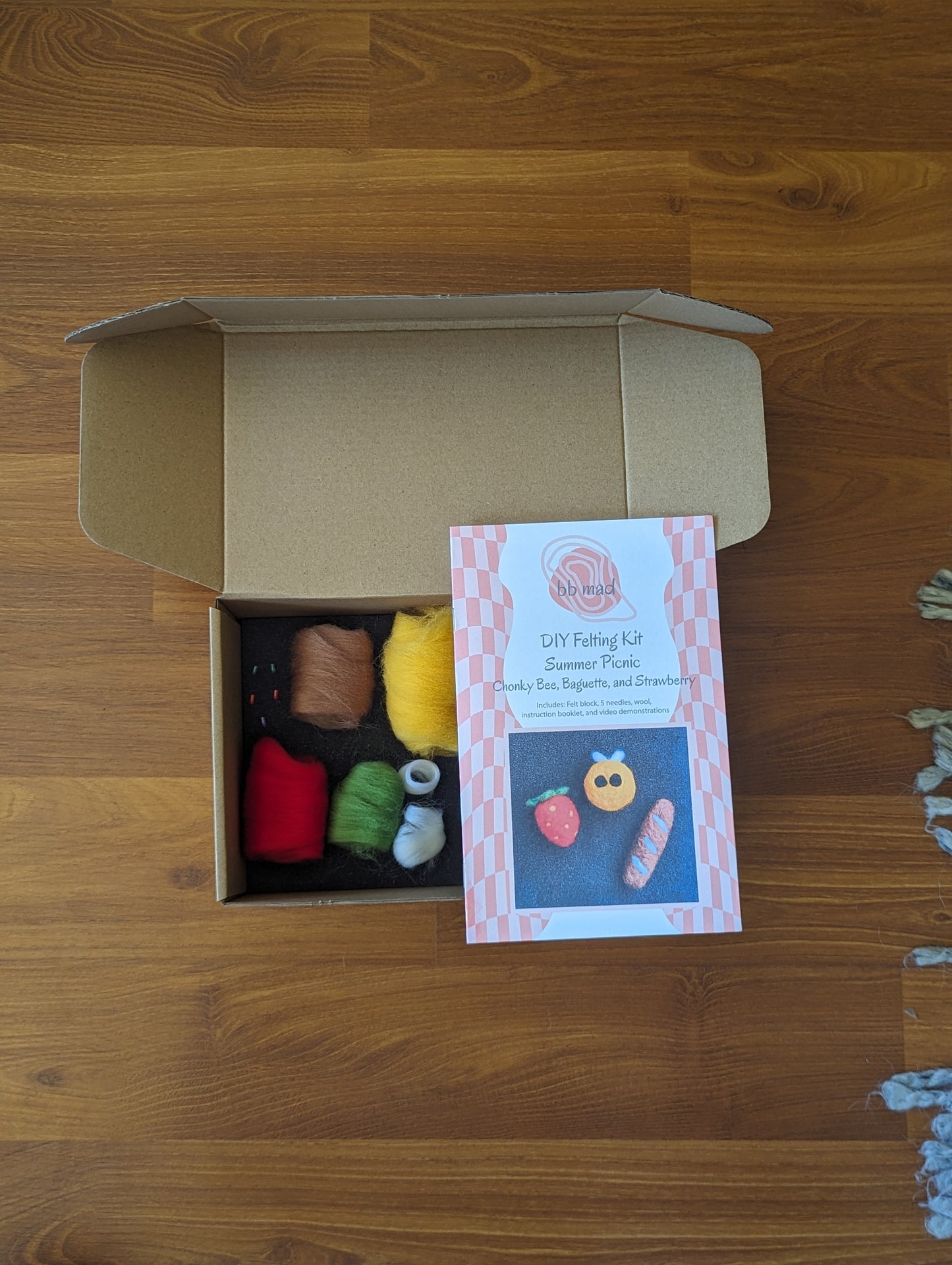 Summer Picnic Felting Kit