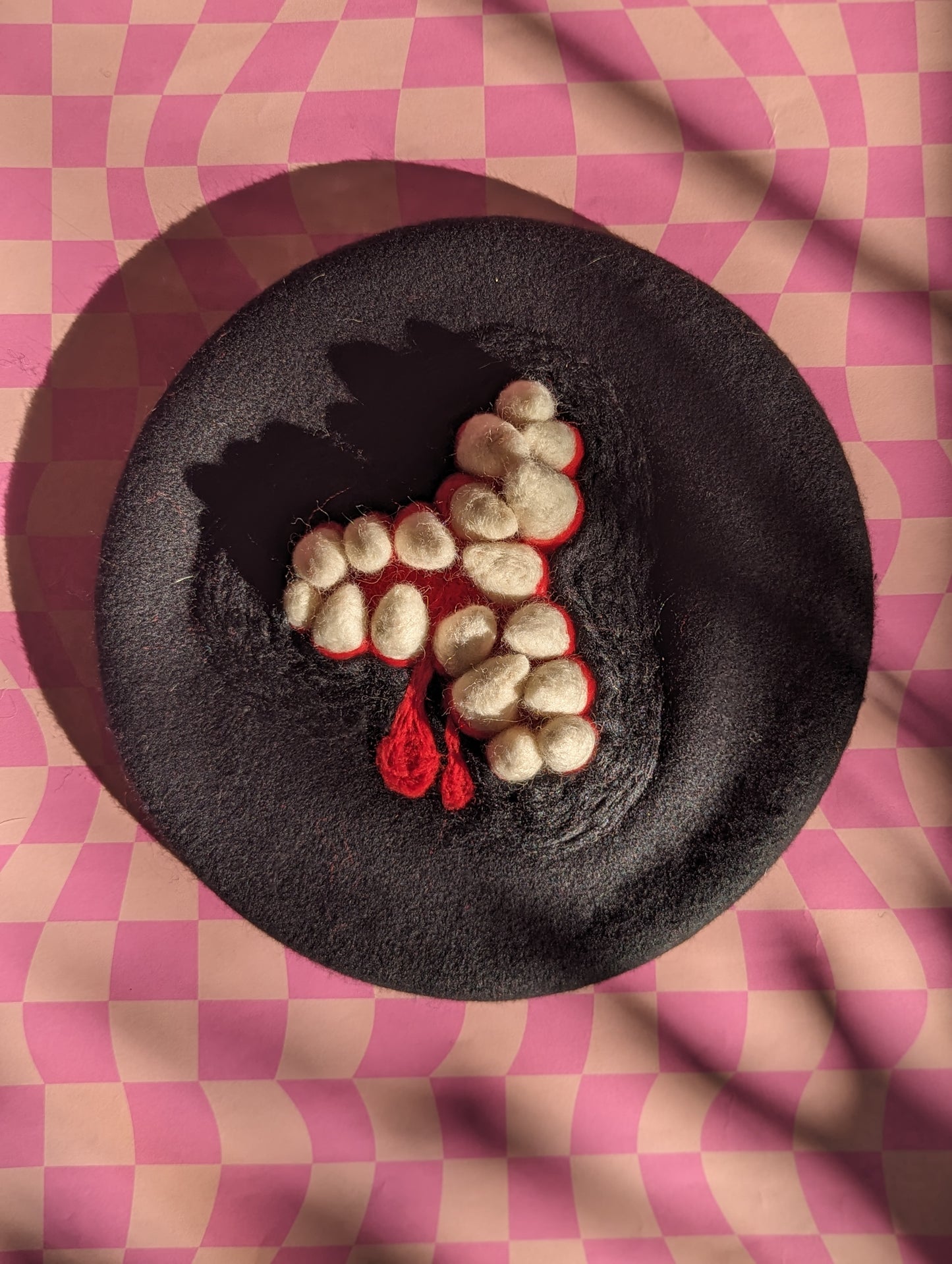 Three Part Monster Mouth Beret