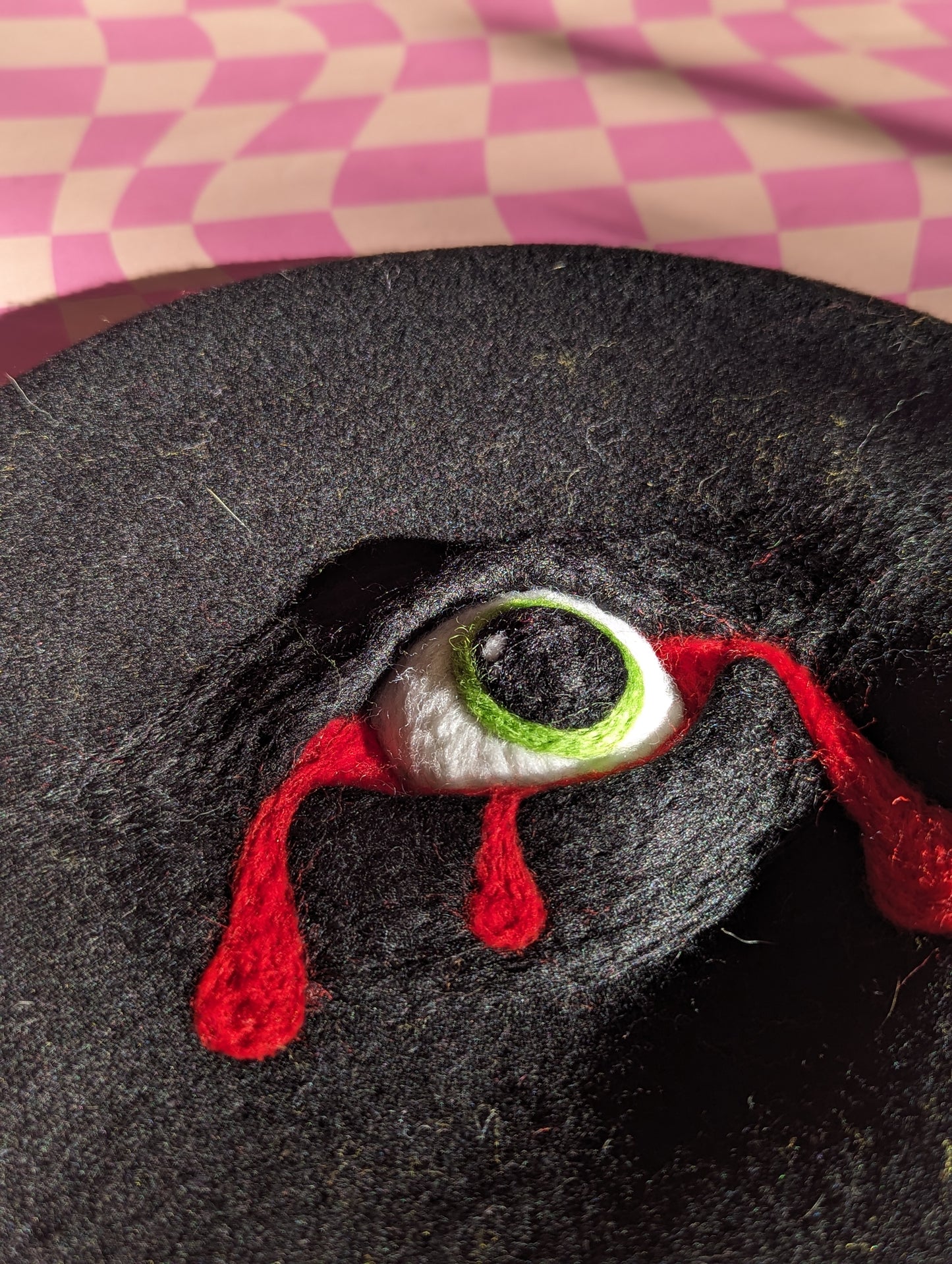 Green Eye Monster Beret