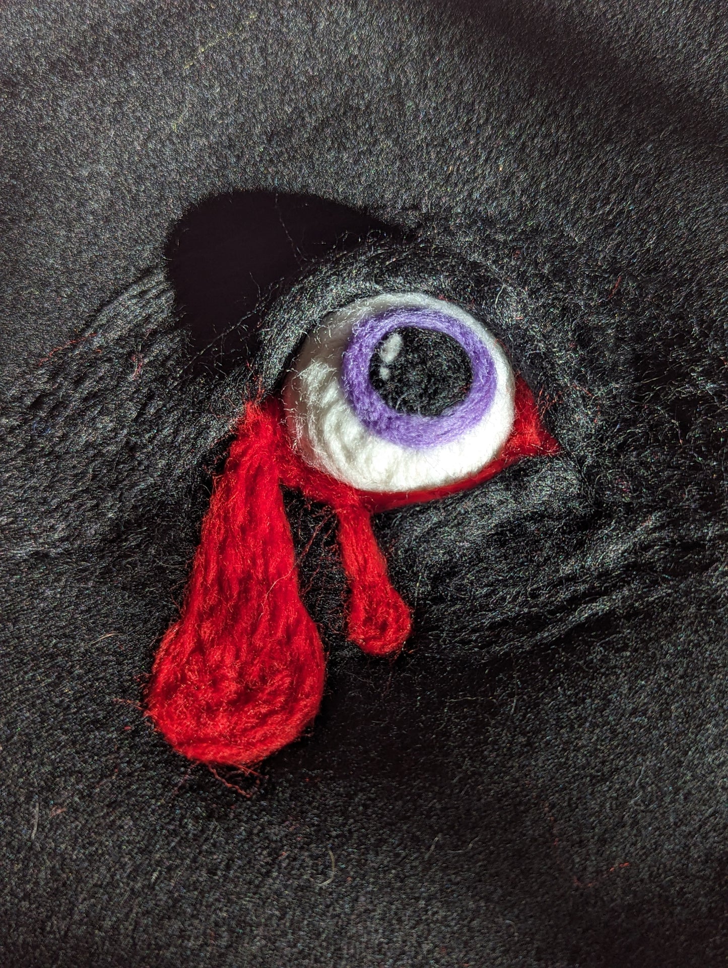 Purple Eye Monster Beret