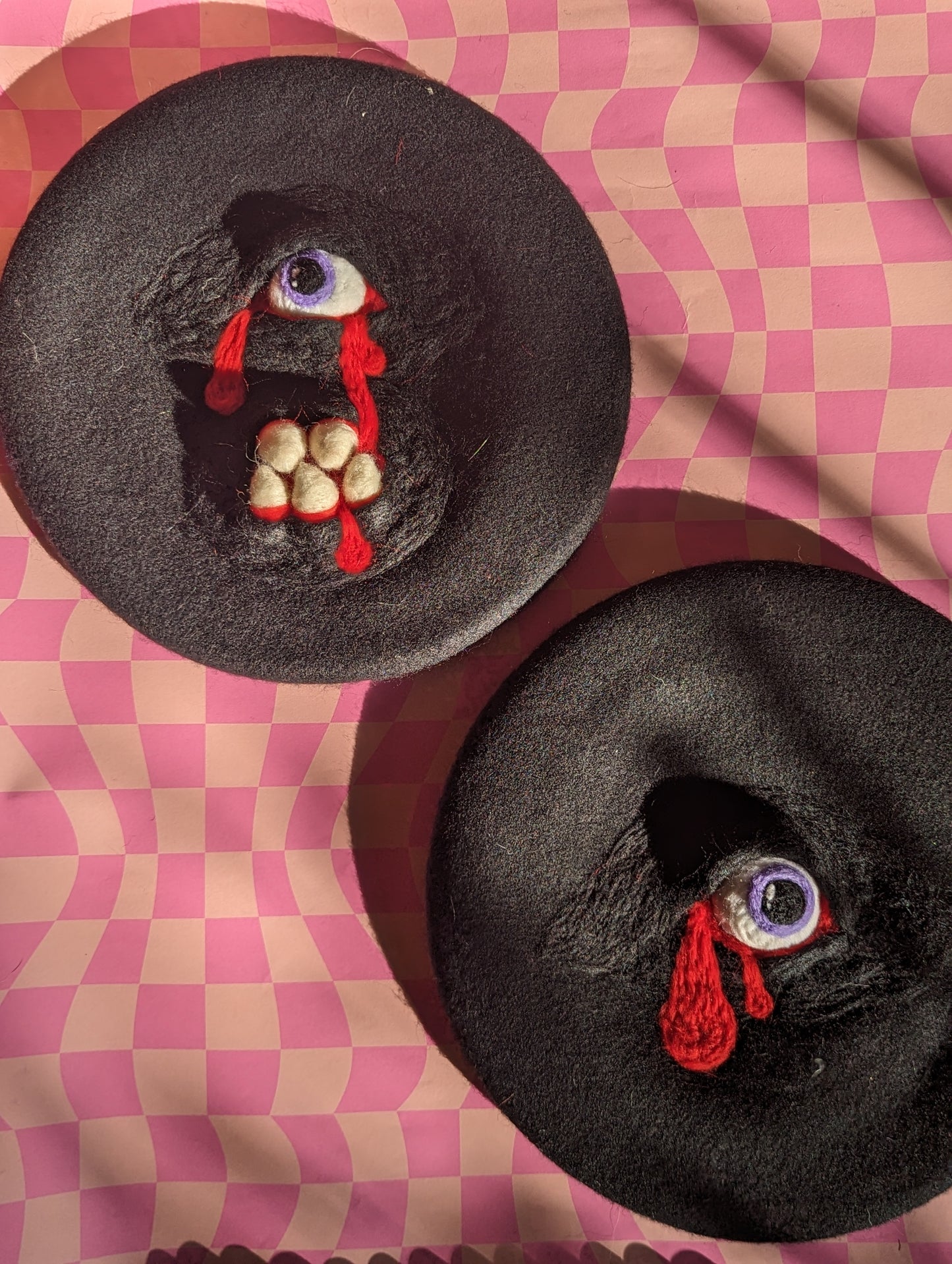 Purple Eye Monster Beret
