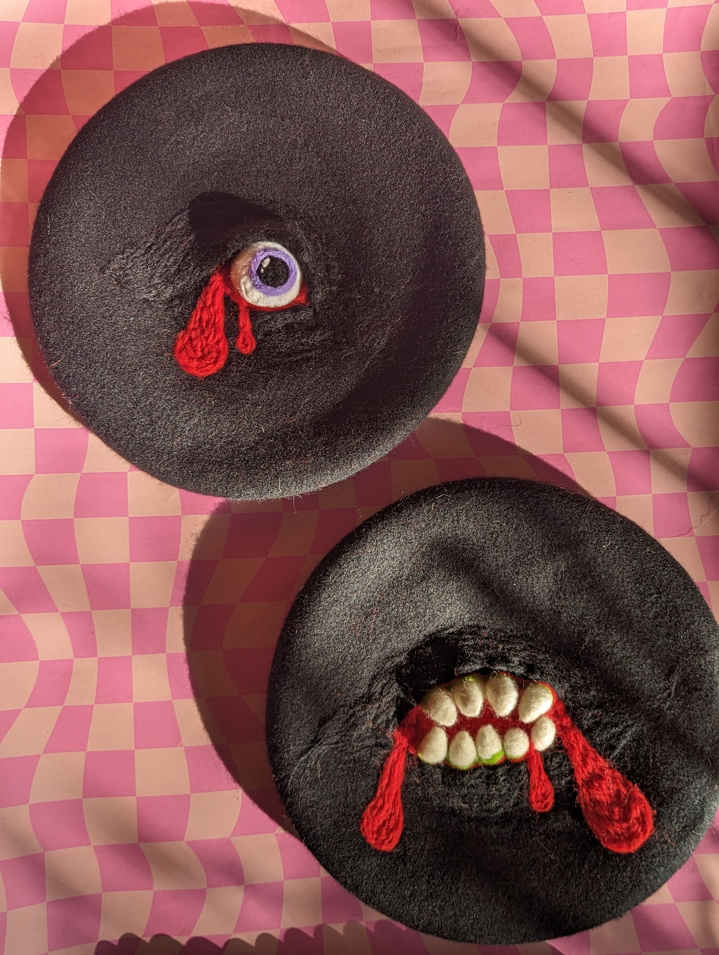 Purple Eye Monster Beret