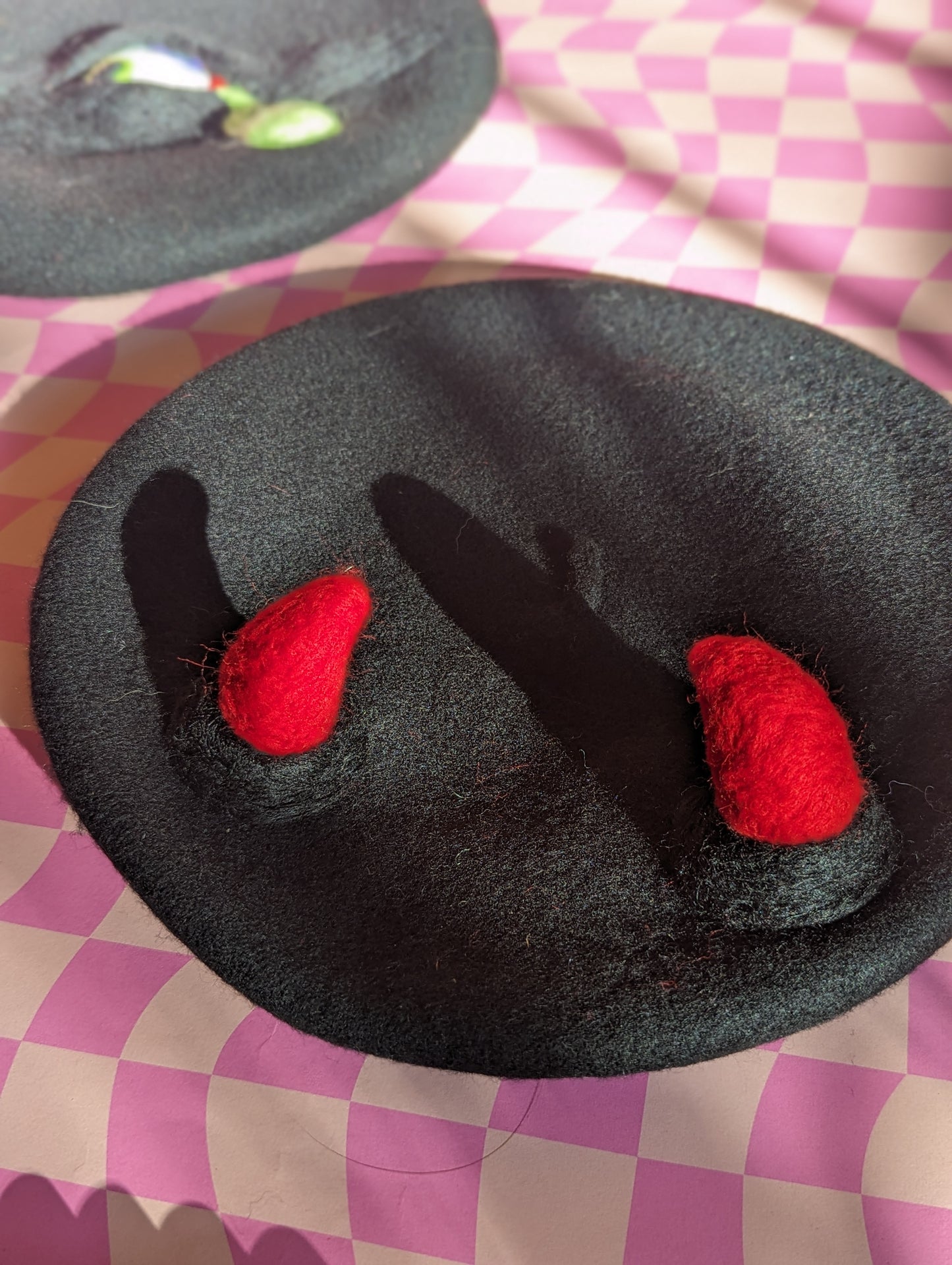 Devil Horns Monster Beret