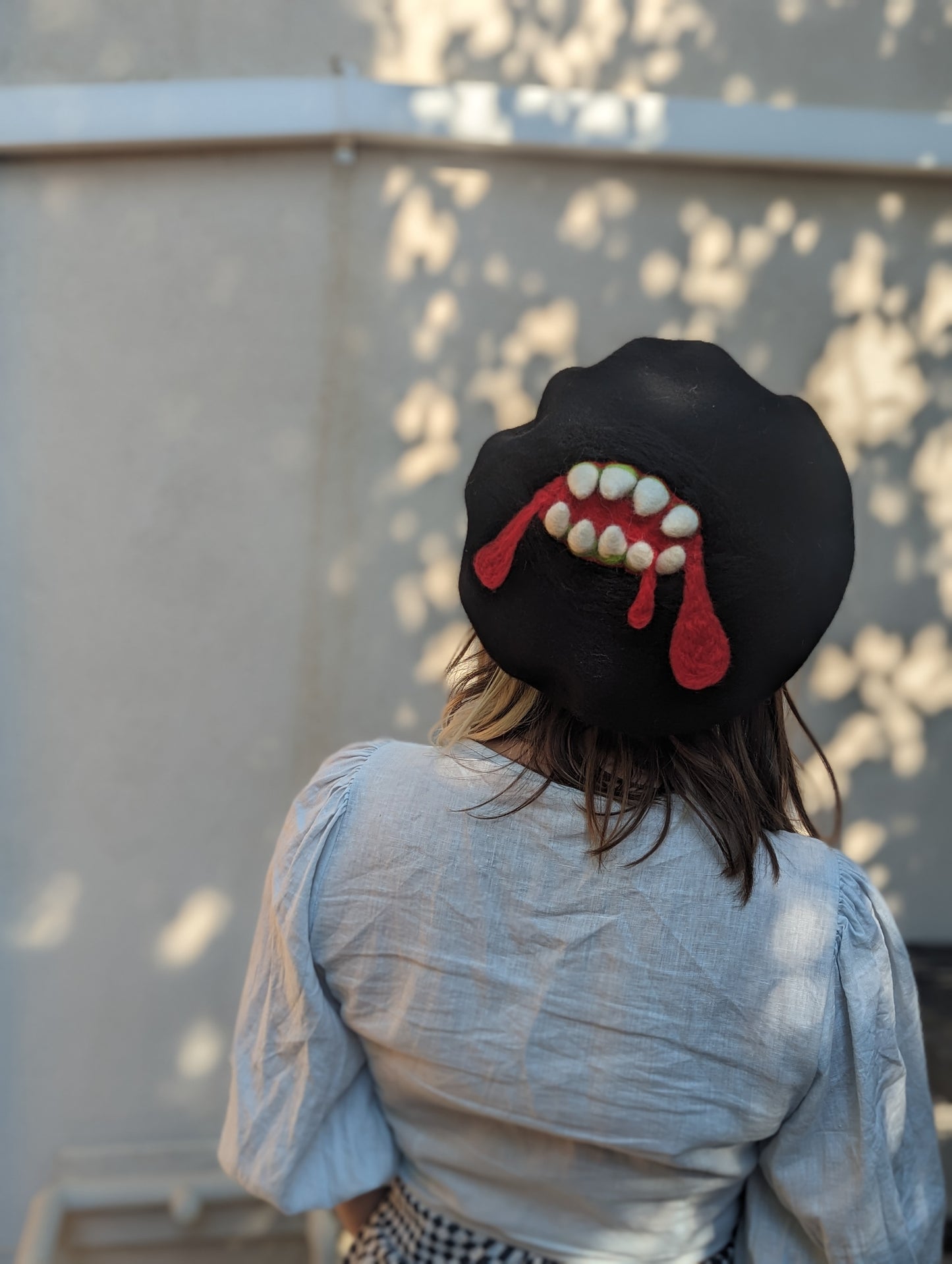 Monster Plaque Mouth Beret