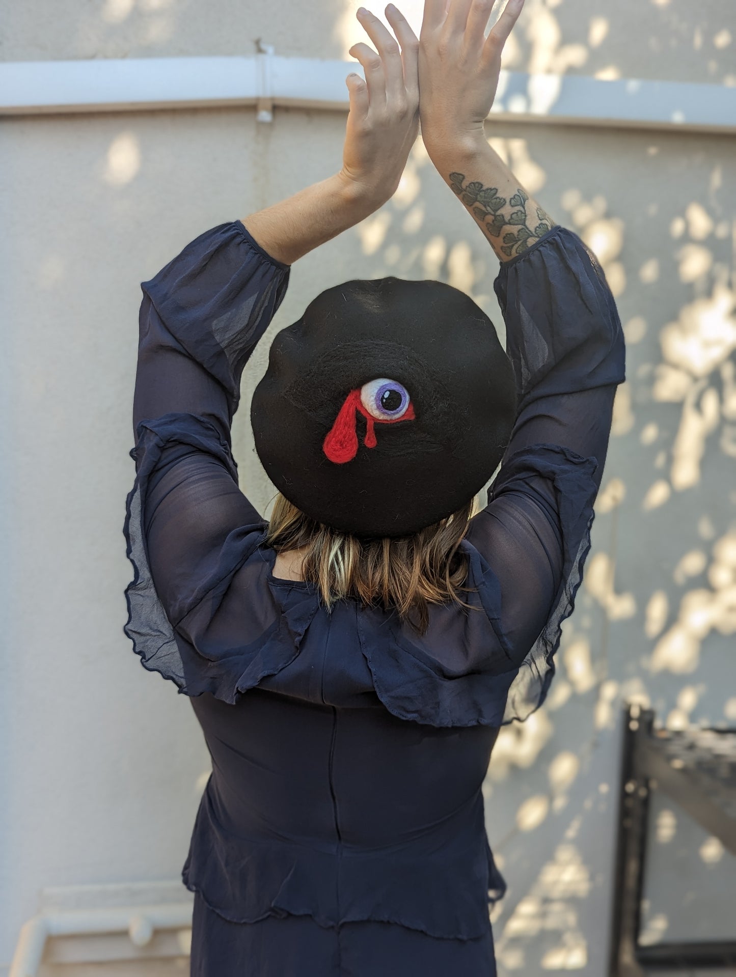Purple Eye Monster Beret