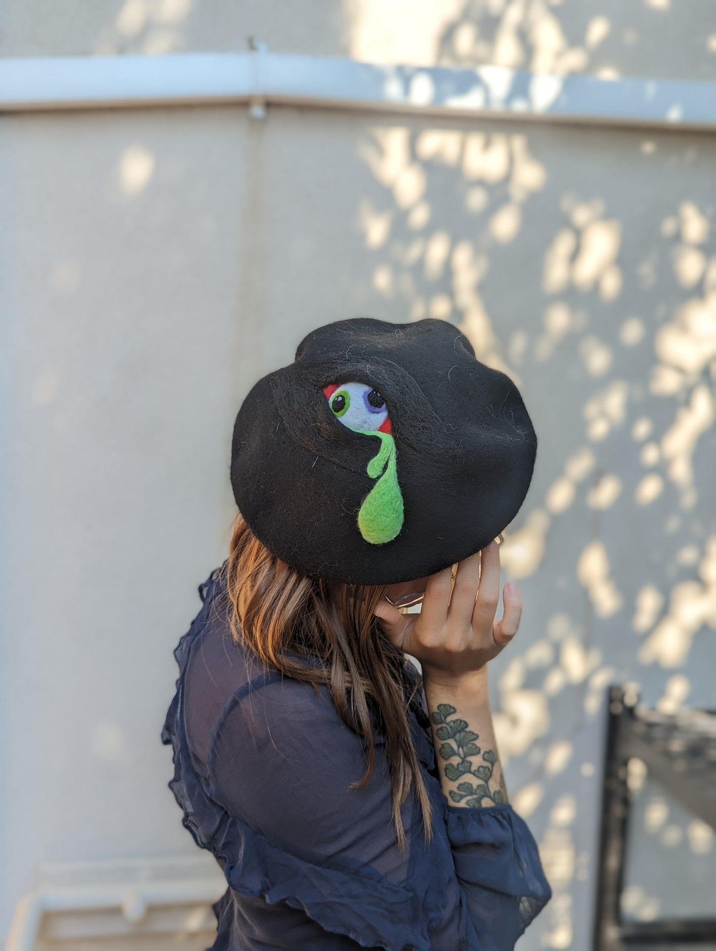 Double Iris Eye Monster Beret