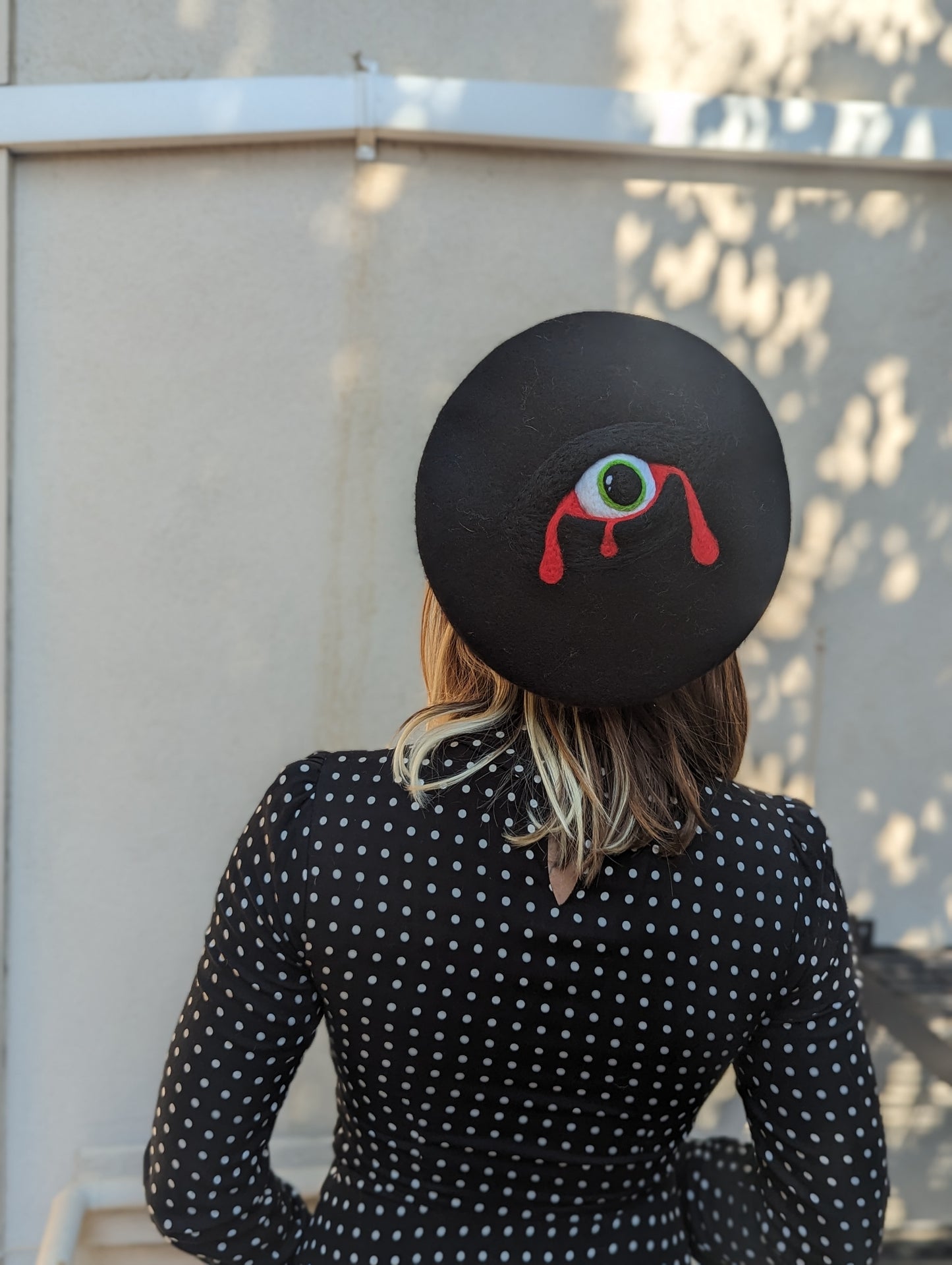 Green Eye Monster Beret