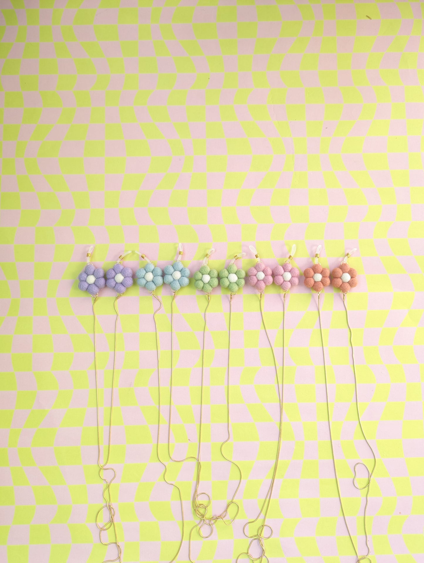 Flower Gold Glasses Chain