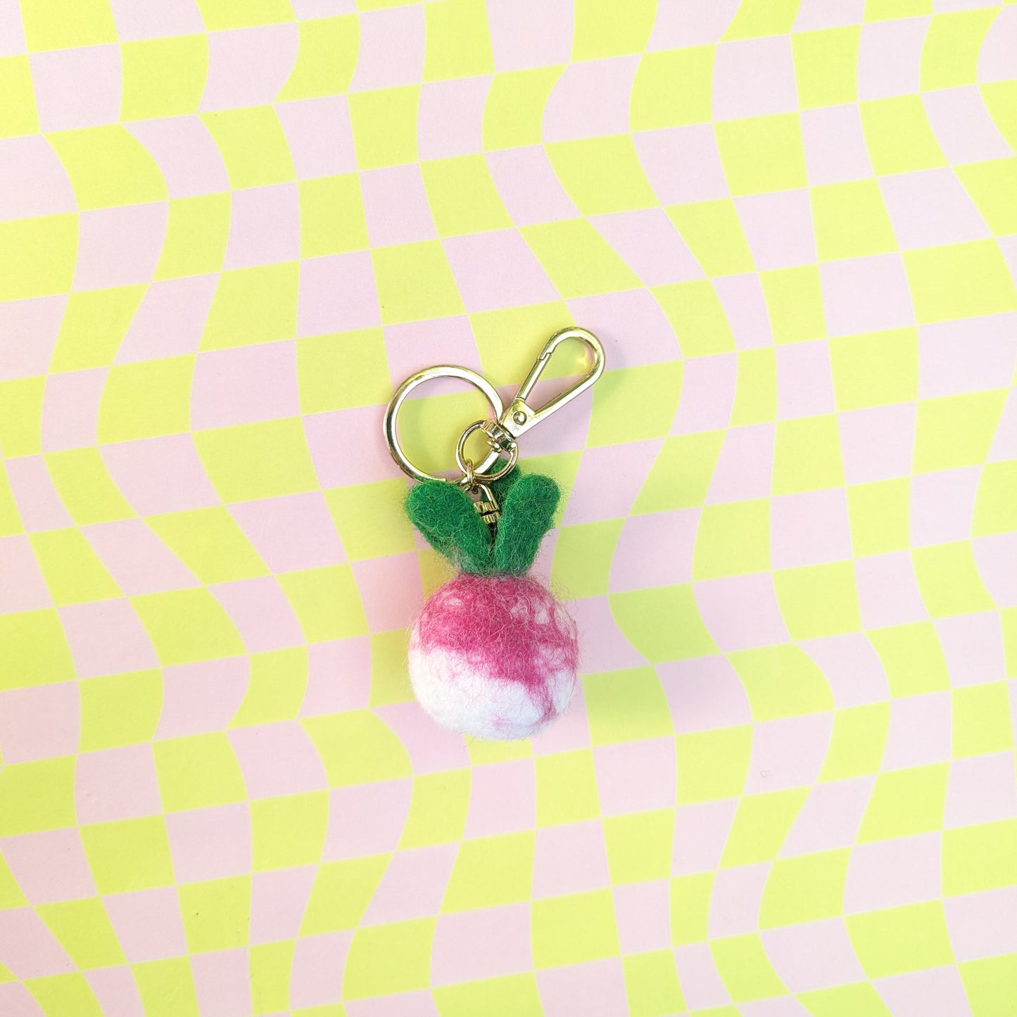 Radish Keychain