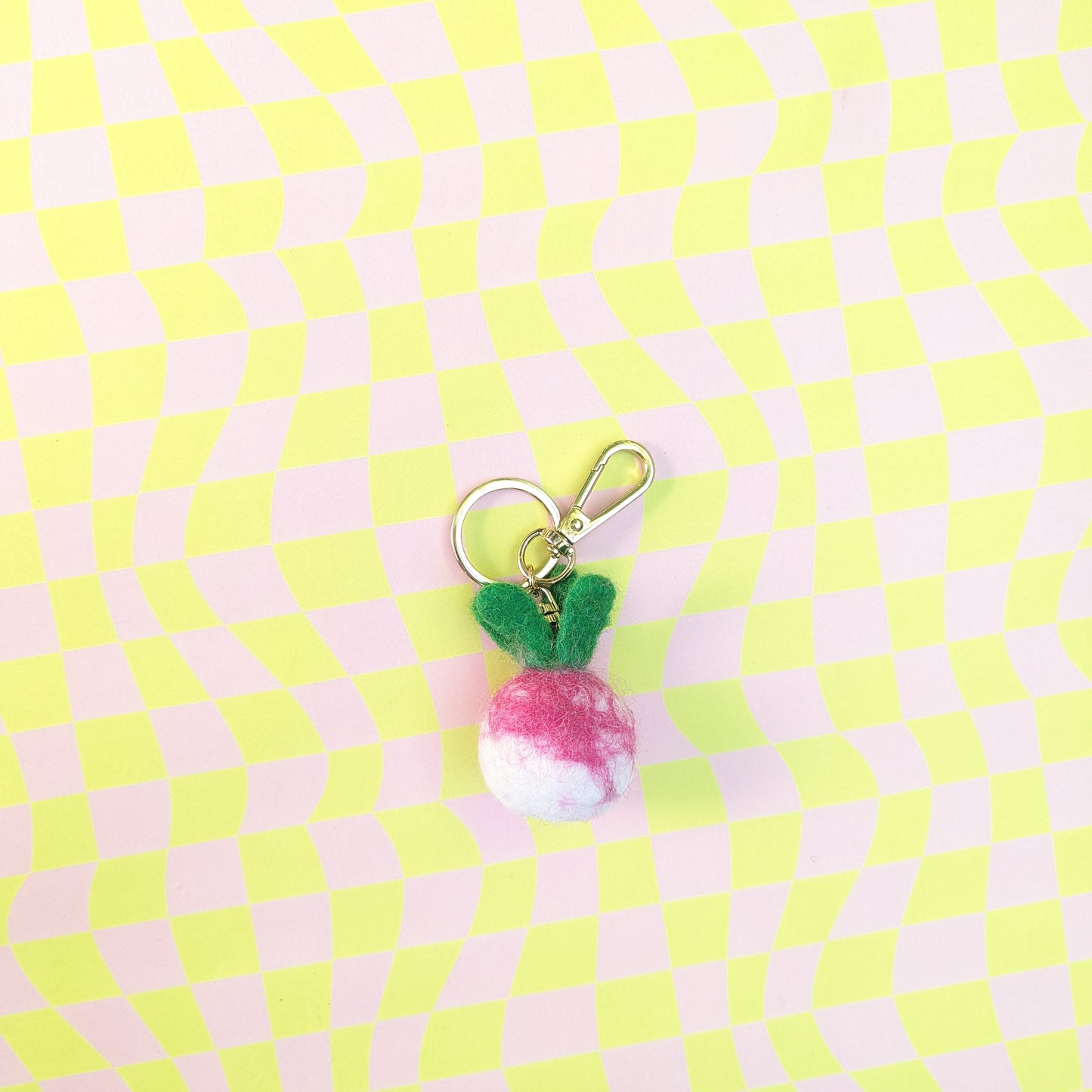 Radish Keychain