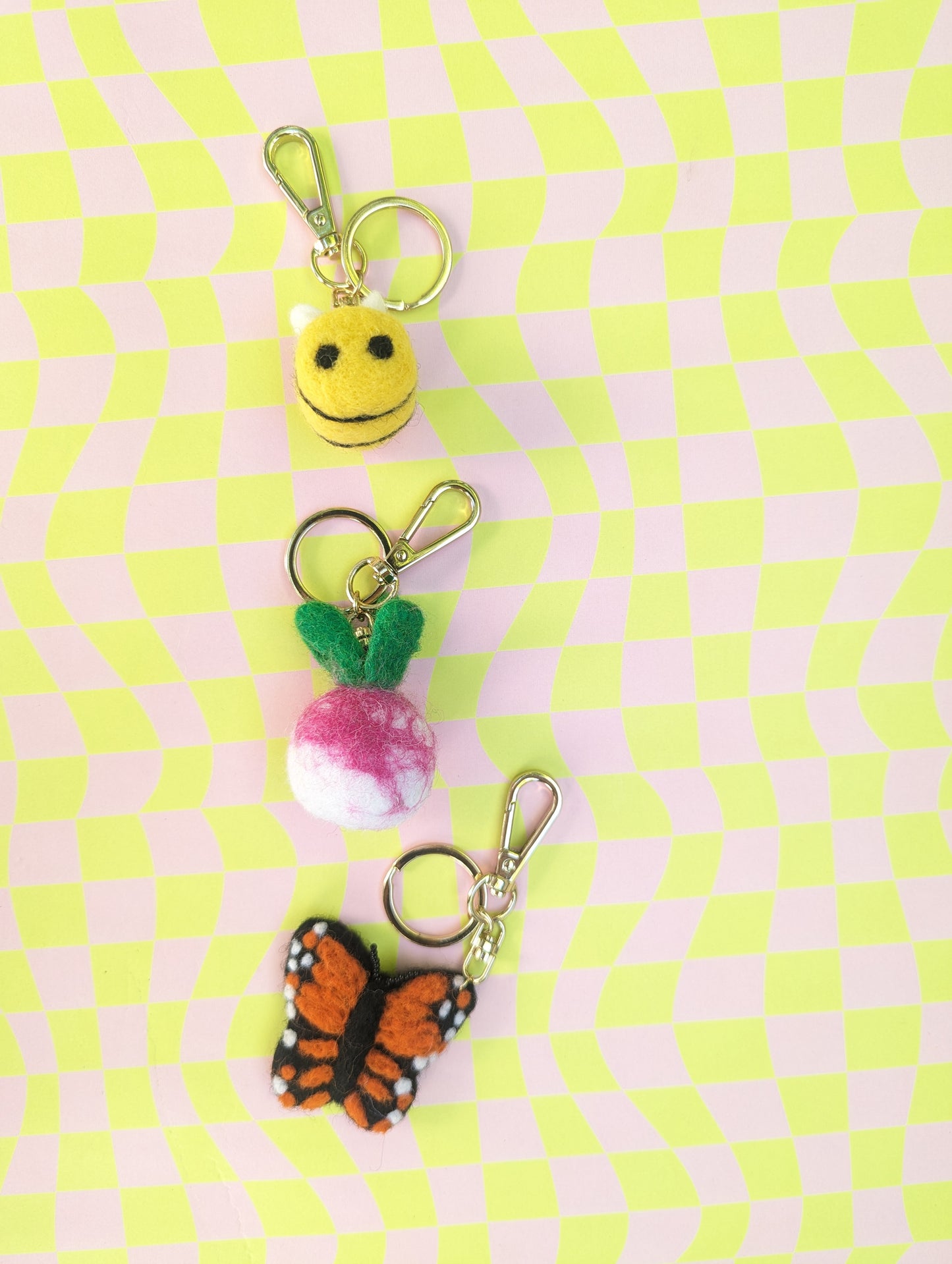 Radish Keychain