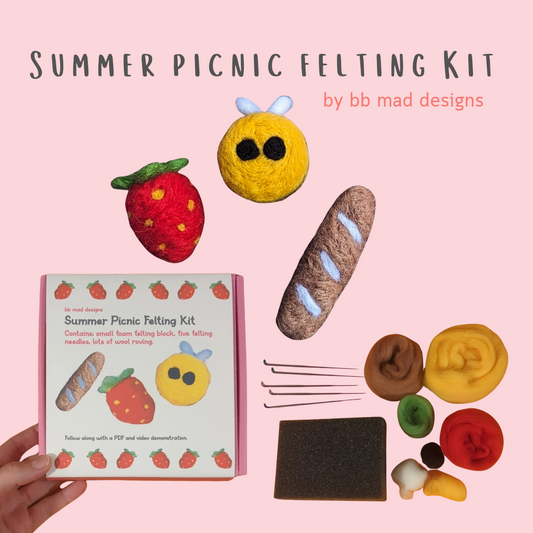 Summer Picnic Felting Kit