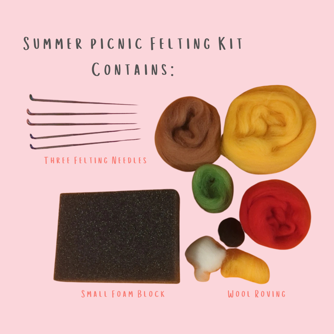 Summer Picnic Felting Kit