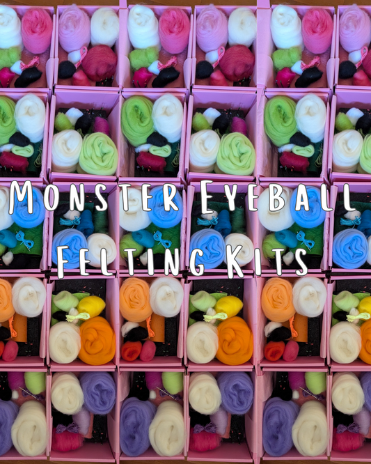 Monster Eyeball Felting Kit