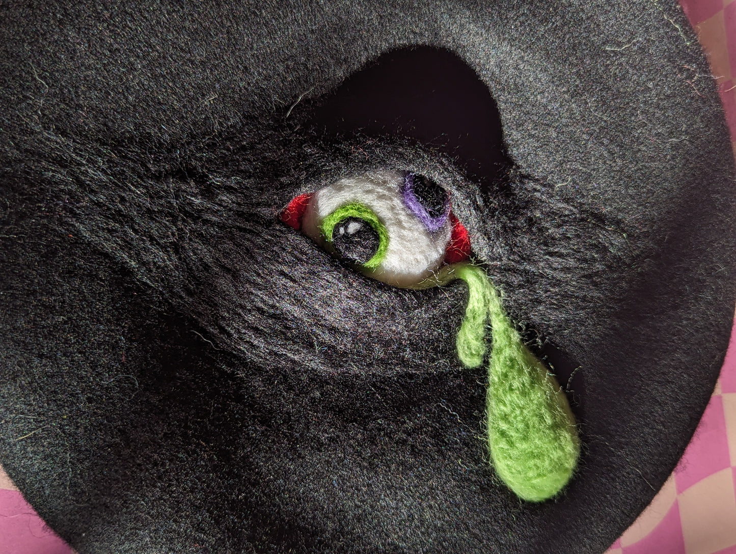 Double Iris Eye Monster Beret