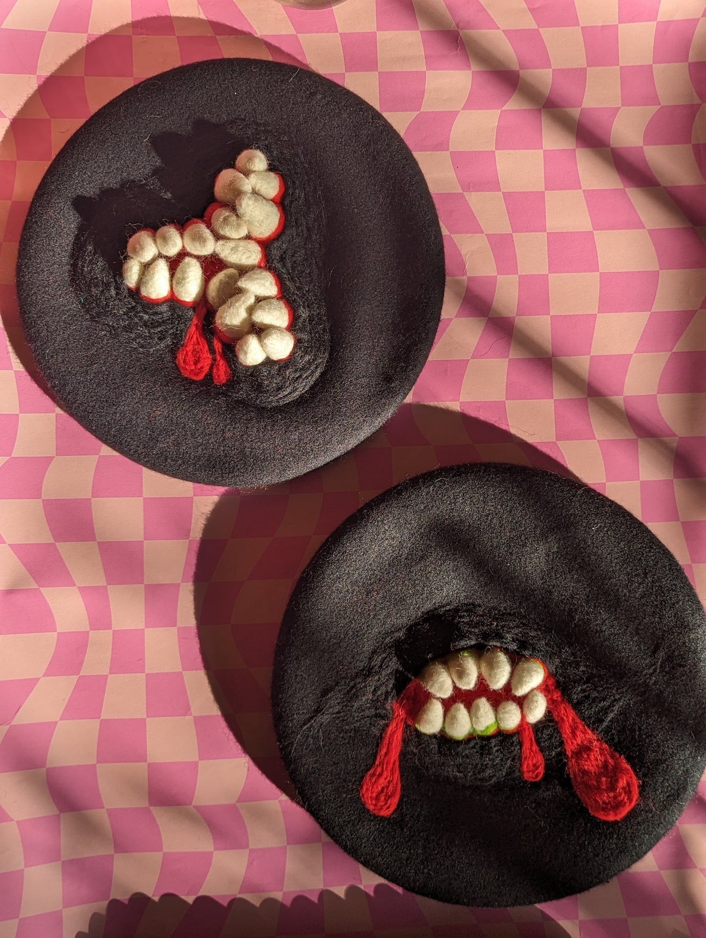 Three Part Monster Mouth Beret