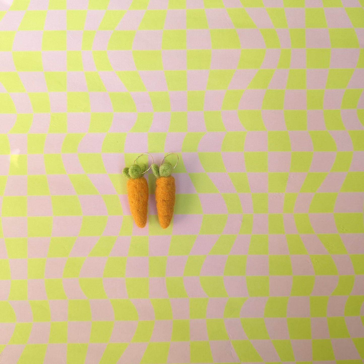 Carrot Hoop Earrings