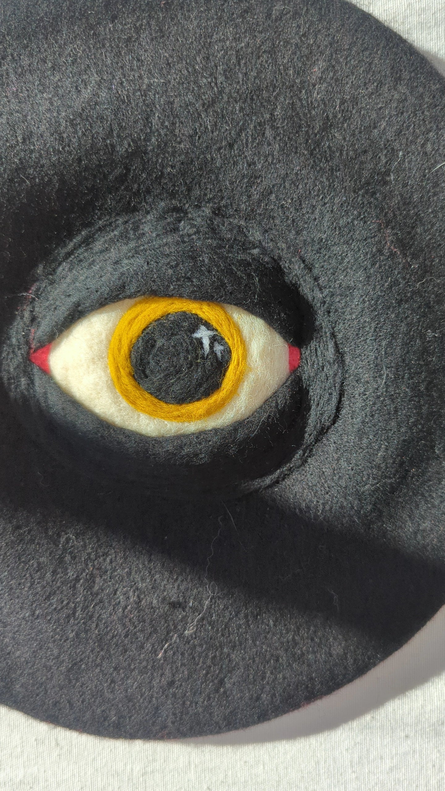 Giant Yellow Eye Monster Beret