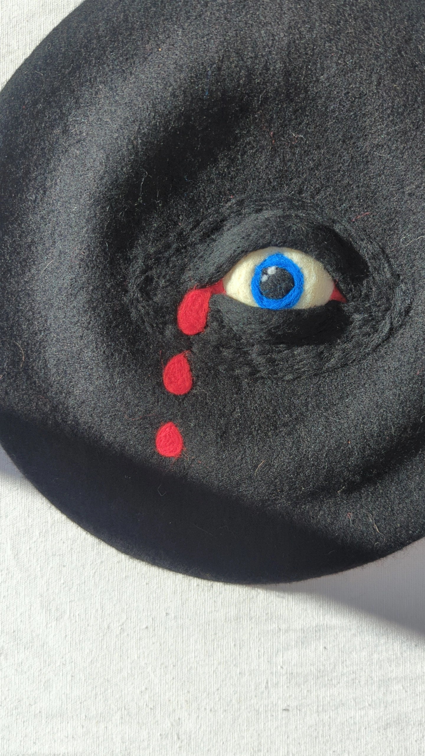 Blood Drops Eye Monster Beret