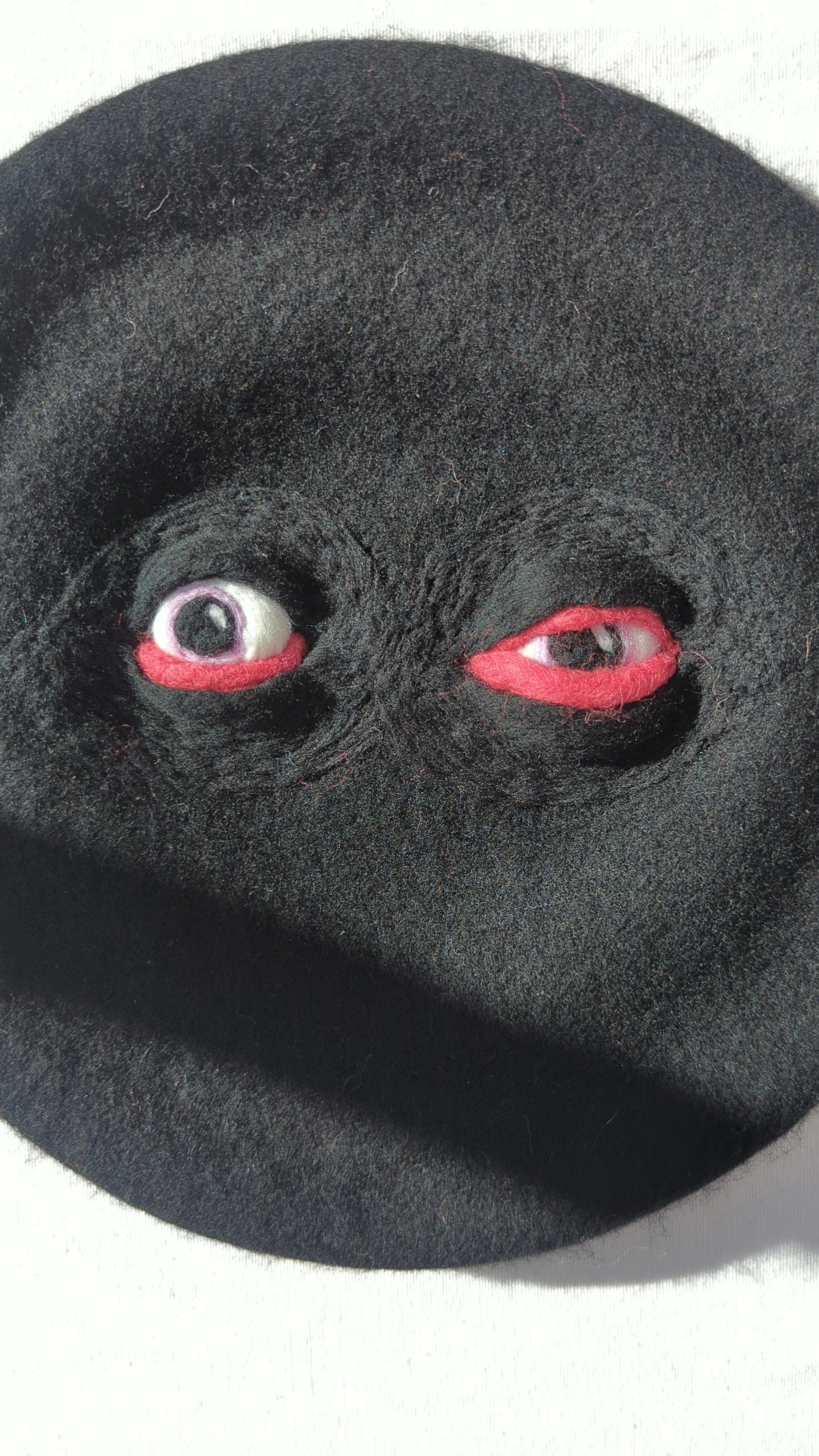 Pink Eye Eyes Monster Beret