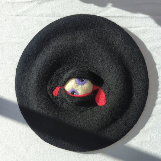 Double Iris Eye Monster Beret