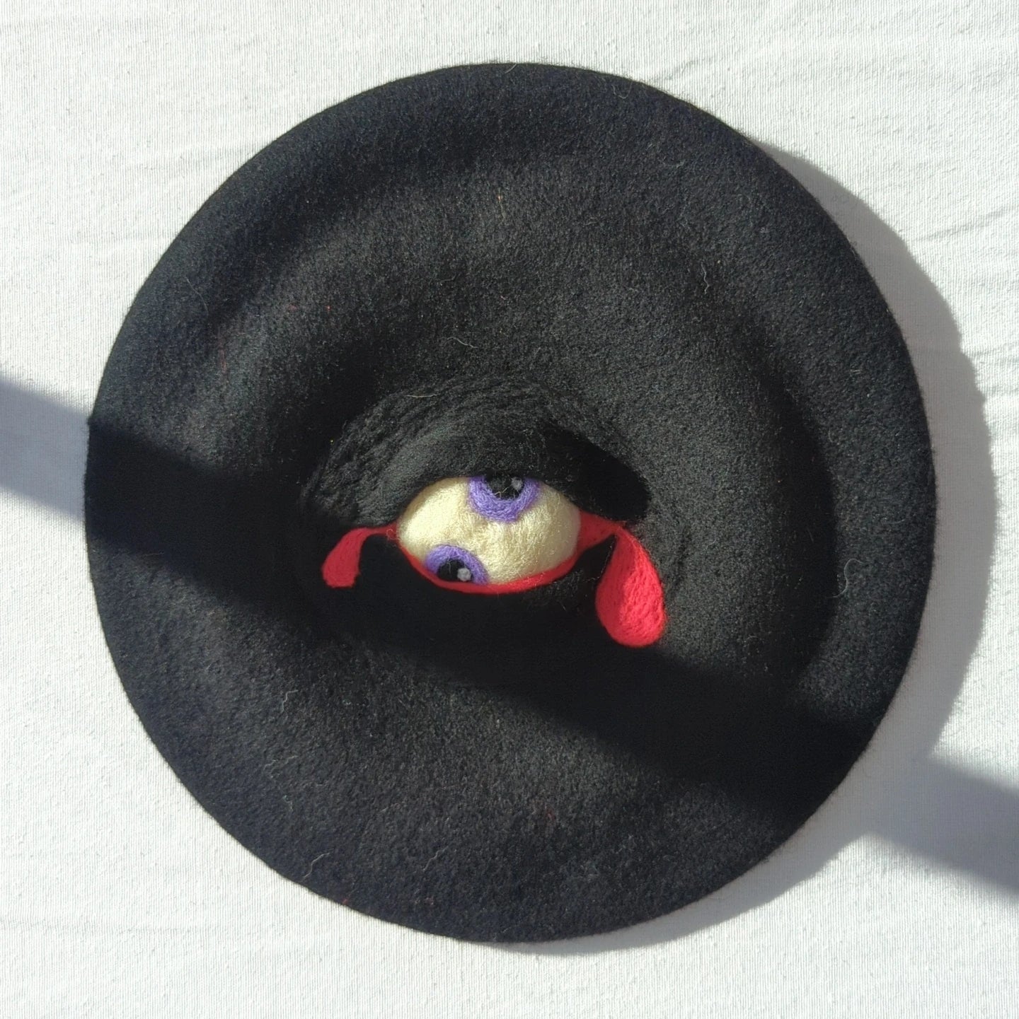 Double Iris Eye Monster Beret